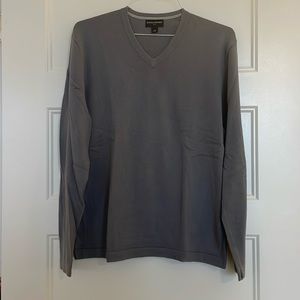 Banana Republic Men’s V-Neck Sweater in Gray